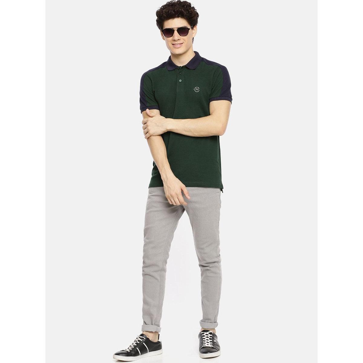 The Indian Garage Co X Styli Men Grey Mid Rise Slim Fit Solid Jeans-men-clothing-bottoms-jeans-image-5