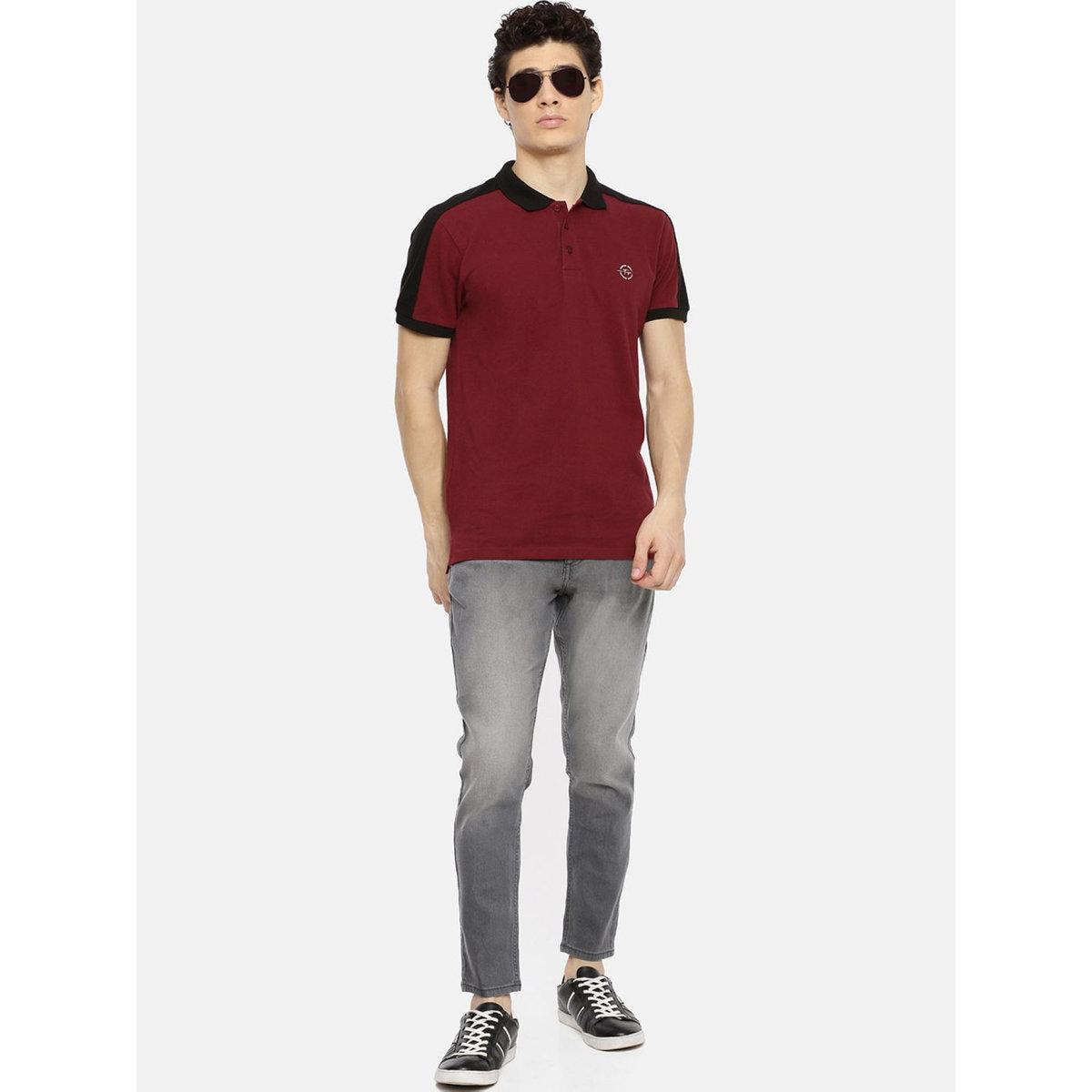 The Indian Garage Co Men Grey Mid Rise Slim Fit Faded Jeans-men-clothing-bottoms-jeans-image-5