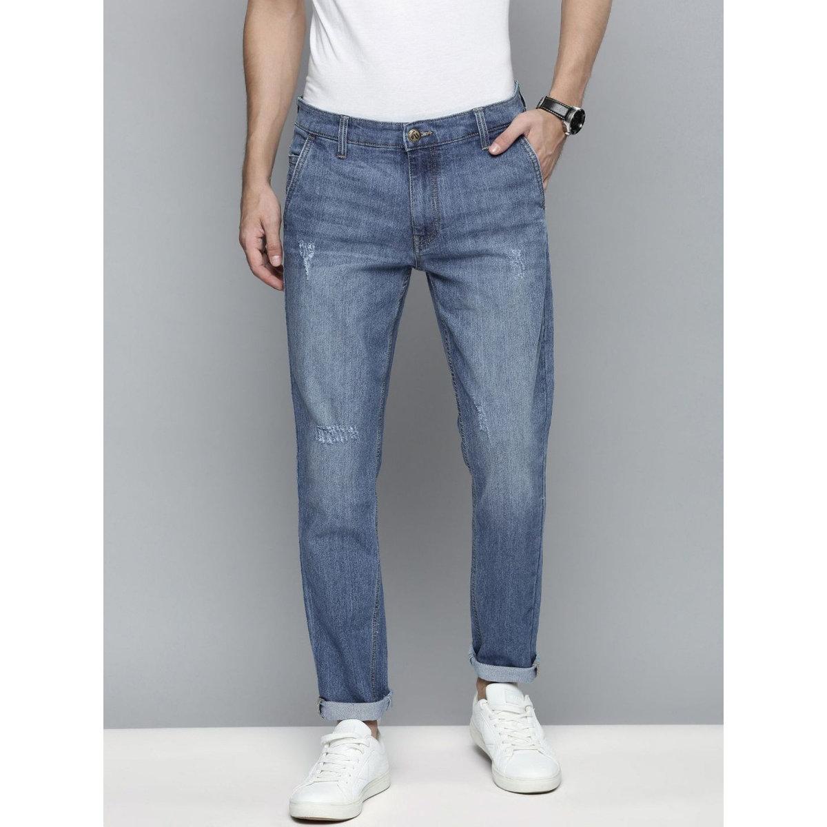 بنطال جينز بقصة سليم فيت مع خصر متوسط-men-clothing-bottoms-jeans-image-1