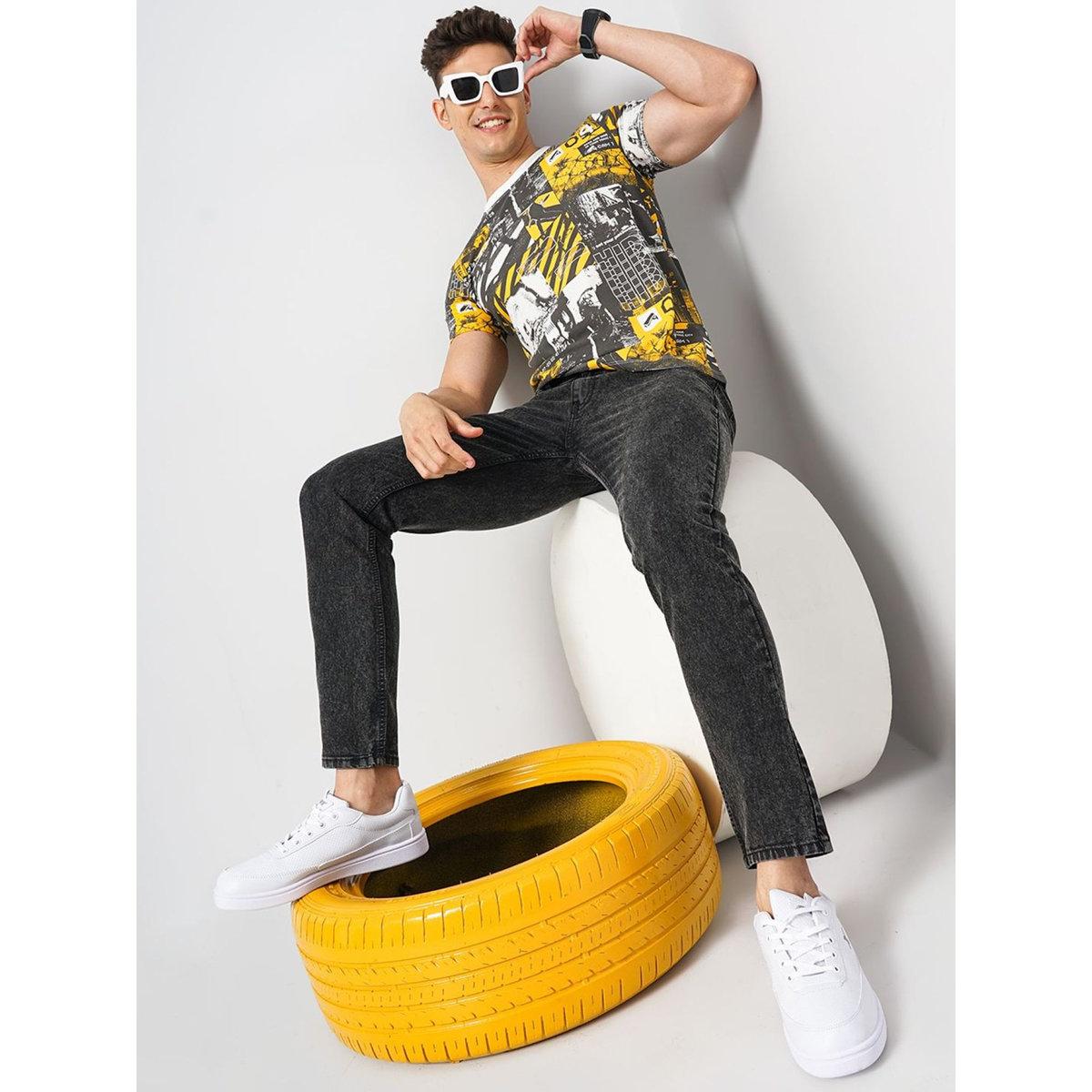 بنطال جينز سادة بقصة سليم فيت-men-clothing-bottoms-jeans-image-4