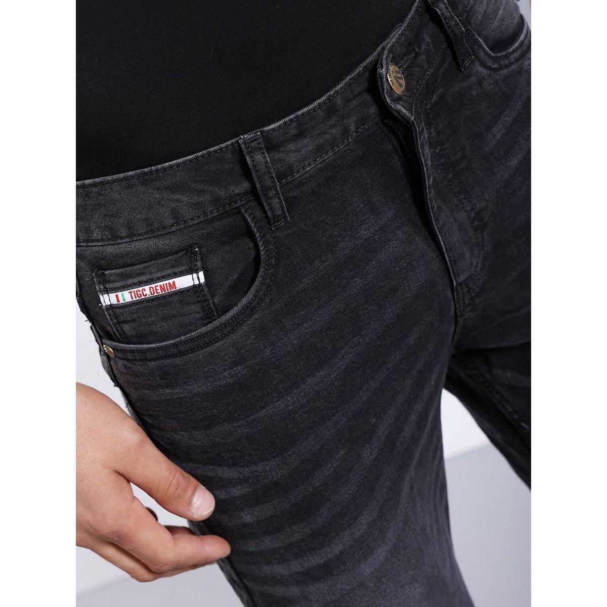 The Indian Garage Co X Styli Men Black Mid Rise Slim Fit Jeans-men-clothing-bottoms-jeans-image-4