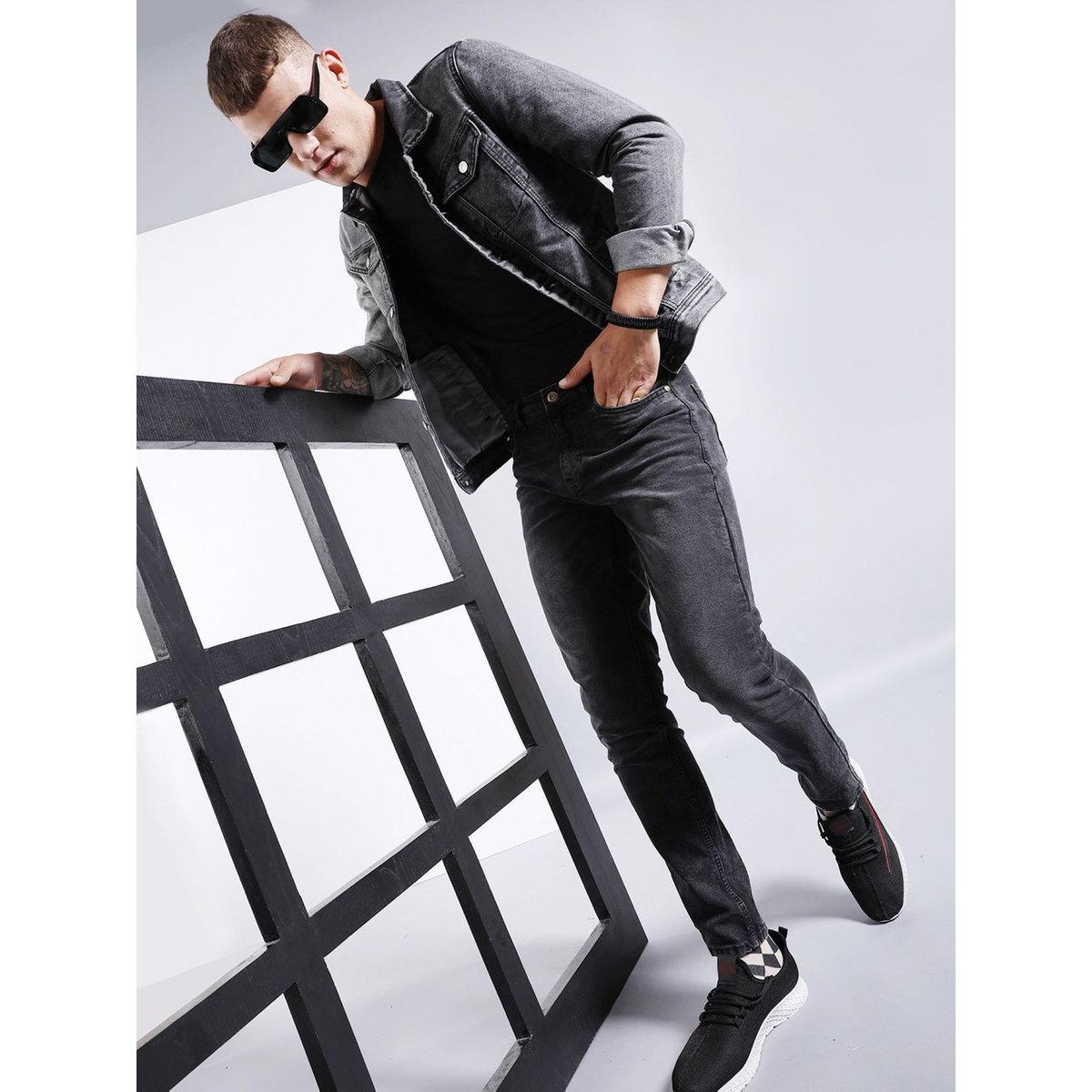 The Indian Garage Co X Styli Men Black Mid Rise Slim Fit Jeans-men-clothing-bottoms-jeans-image-5