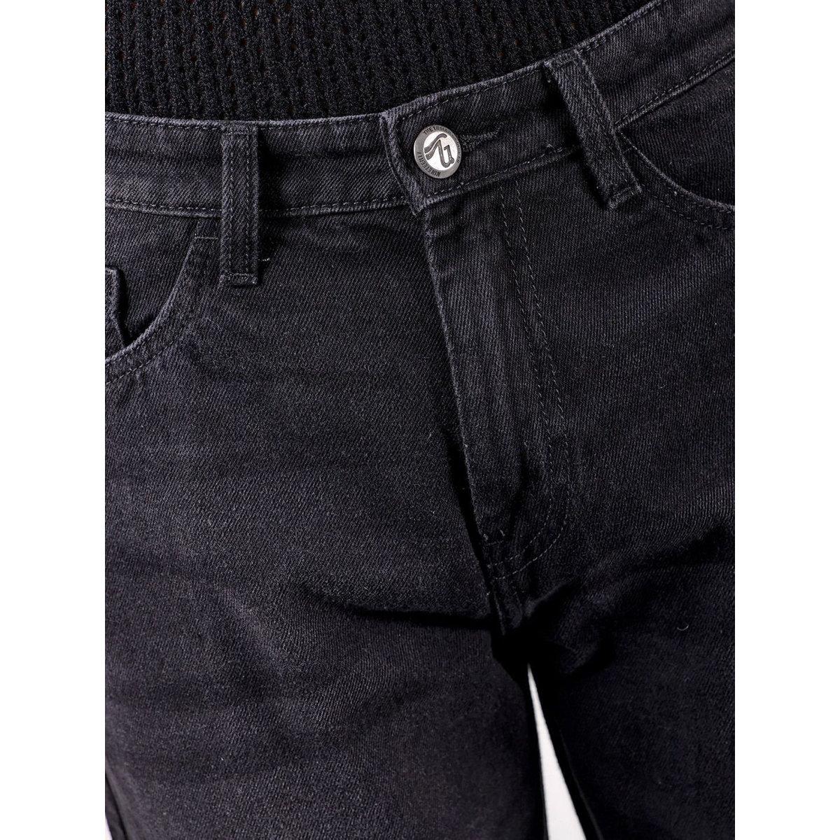 The Indian Garage Co Men Black Mid Rise Bootcut Solid Jeans-men-clothing-bottoms-jeans-image-6