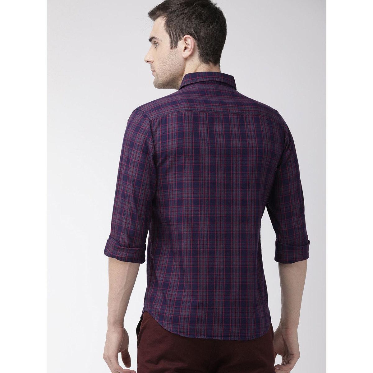 قميص مخطط بقصة سليم فيت-men-clothing-shirts-image-6