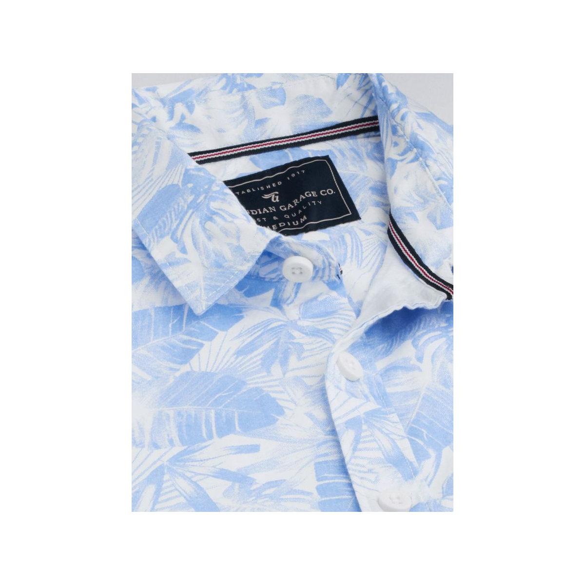 قميص بطبعة تروبيكال بقصة سليم فيت-men-clothing-shirts-image-2