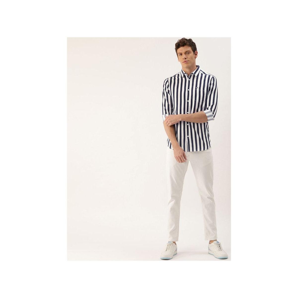 قميص مخطط بقصة سليم فيت-men-clothing-shirts-image-6