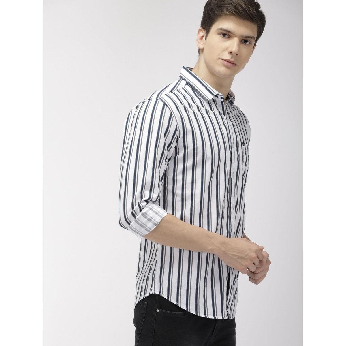 قميص مخطط بقصة سليم فيت-men-clothing-shirts-image-3