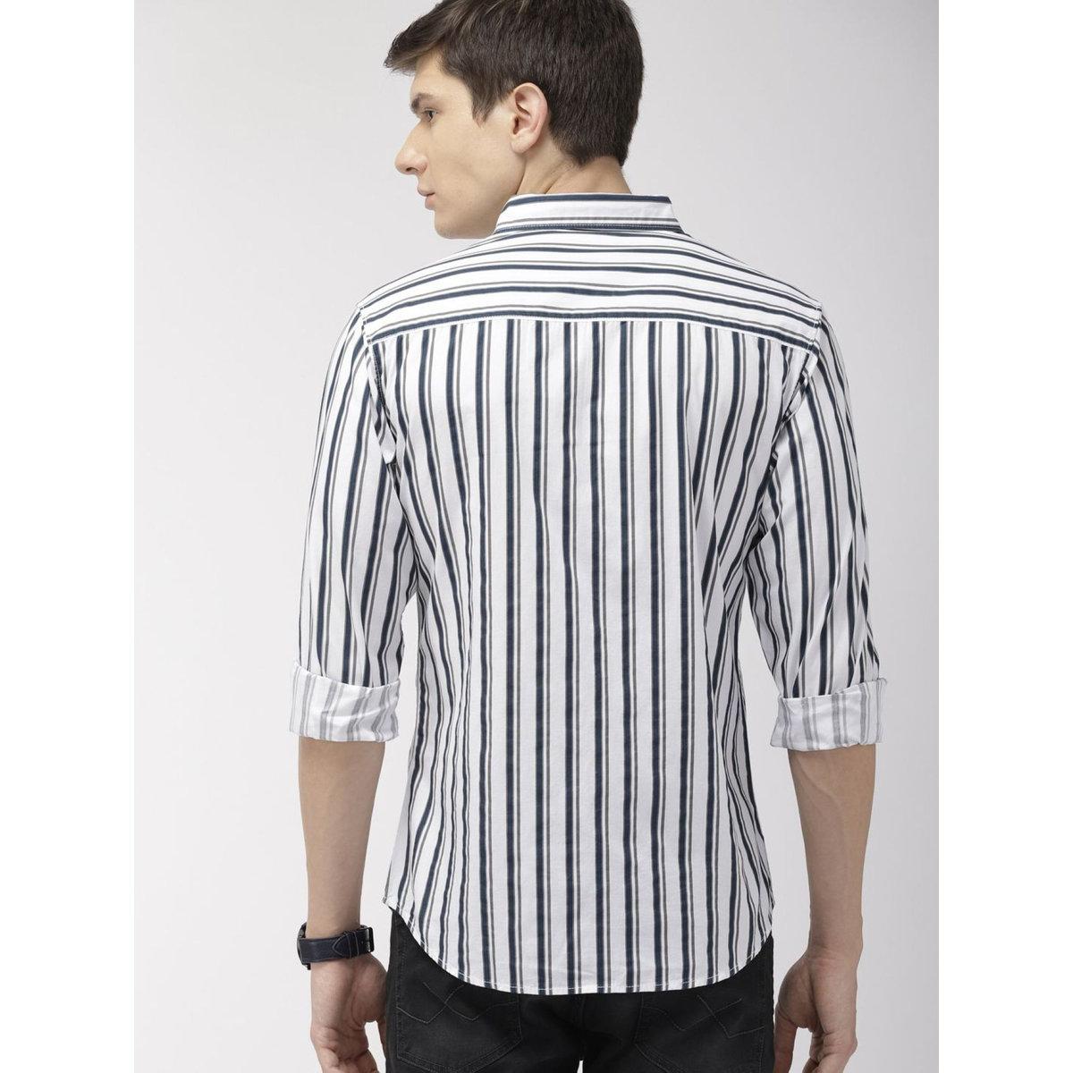 قميص مخطط بقصة سليم فيت-men-clothing-shirts-image-5