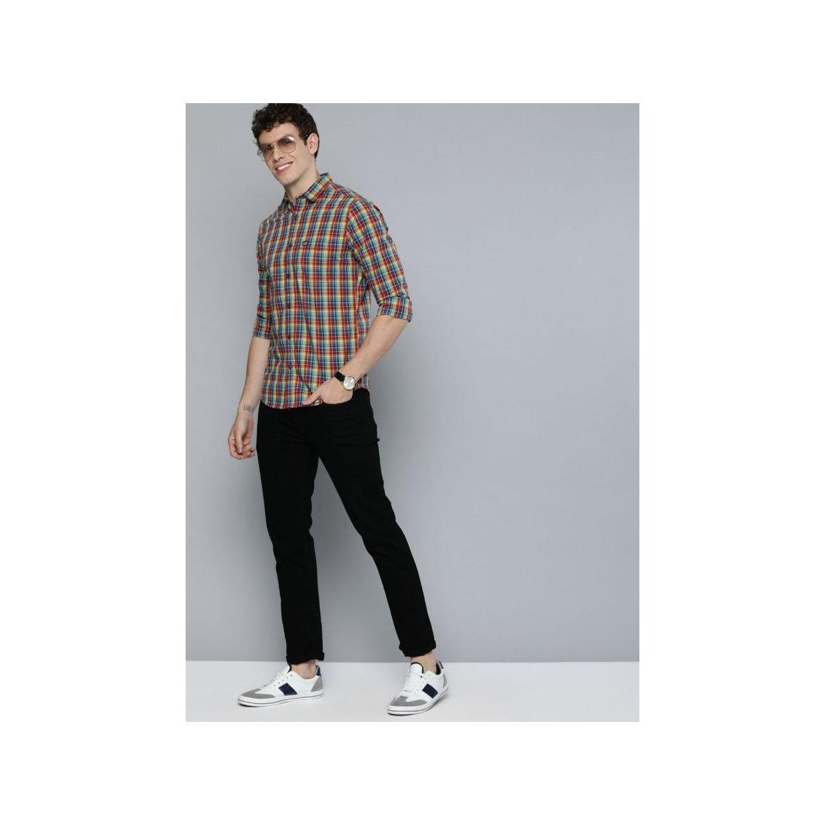 قميص بطبعة مربعات-men-clothing-shirts-image-6