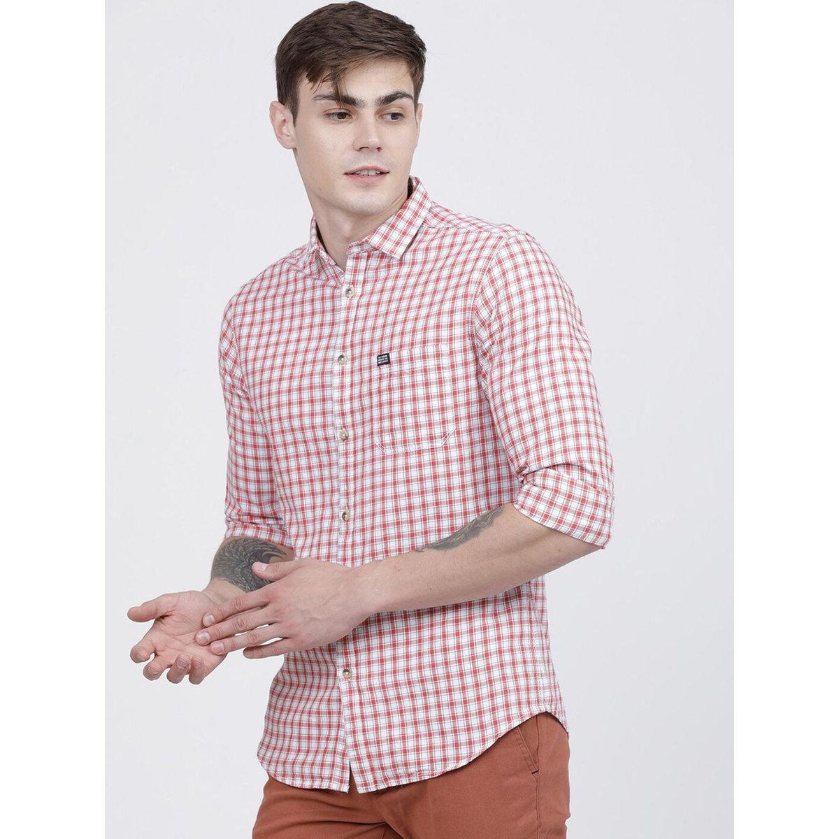 قميص بطبعة مربعات-men-clothing-shirts-image-3