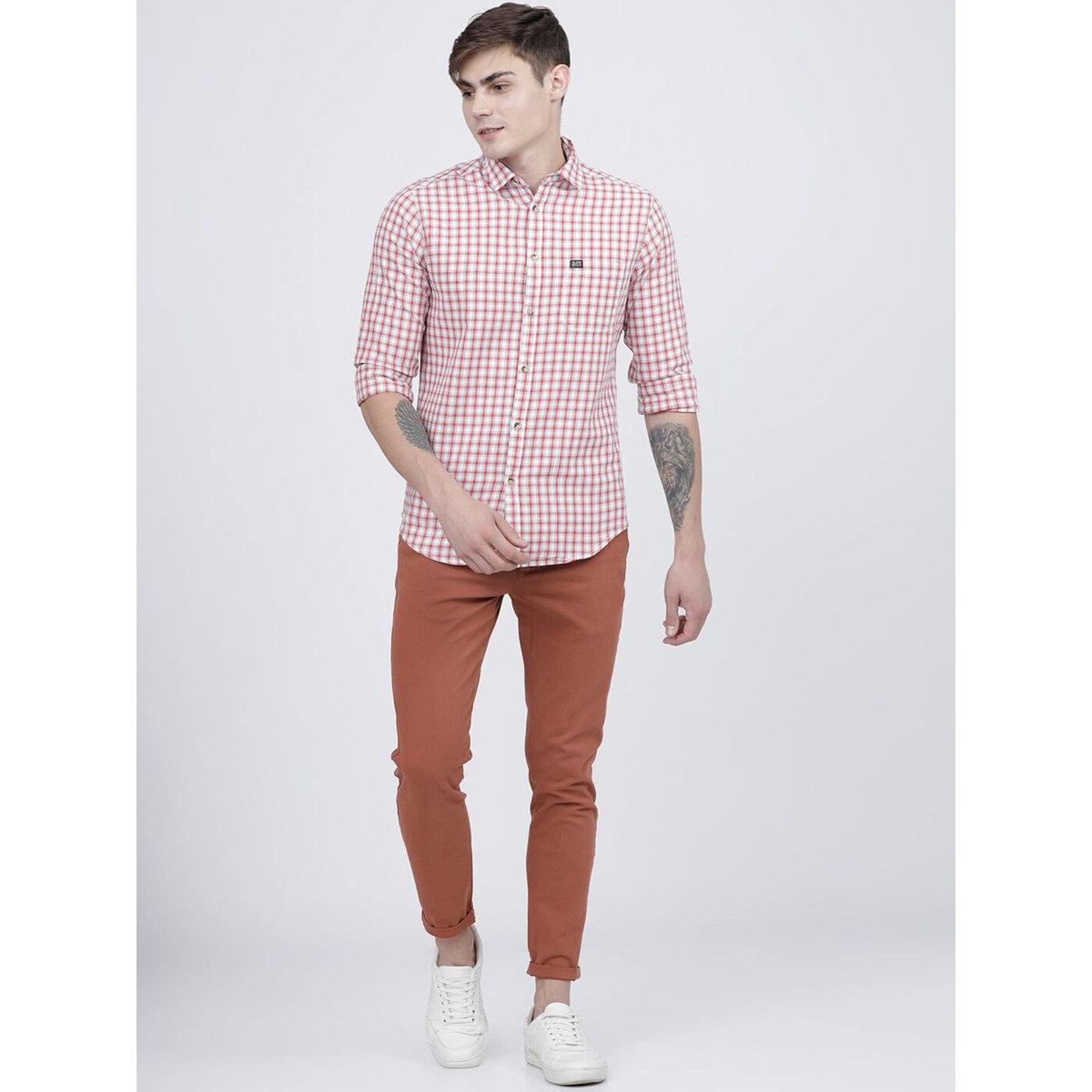 The Indian Garage Co X Styli Men Slim Fit Checked Casual Shirt-men-clothing-shirts-image-4