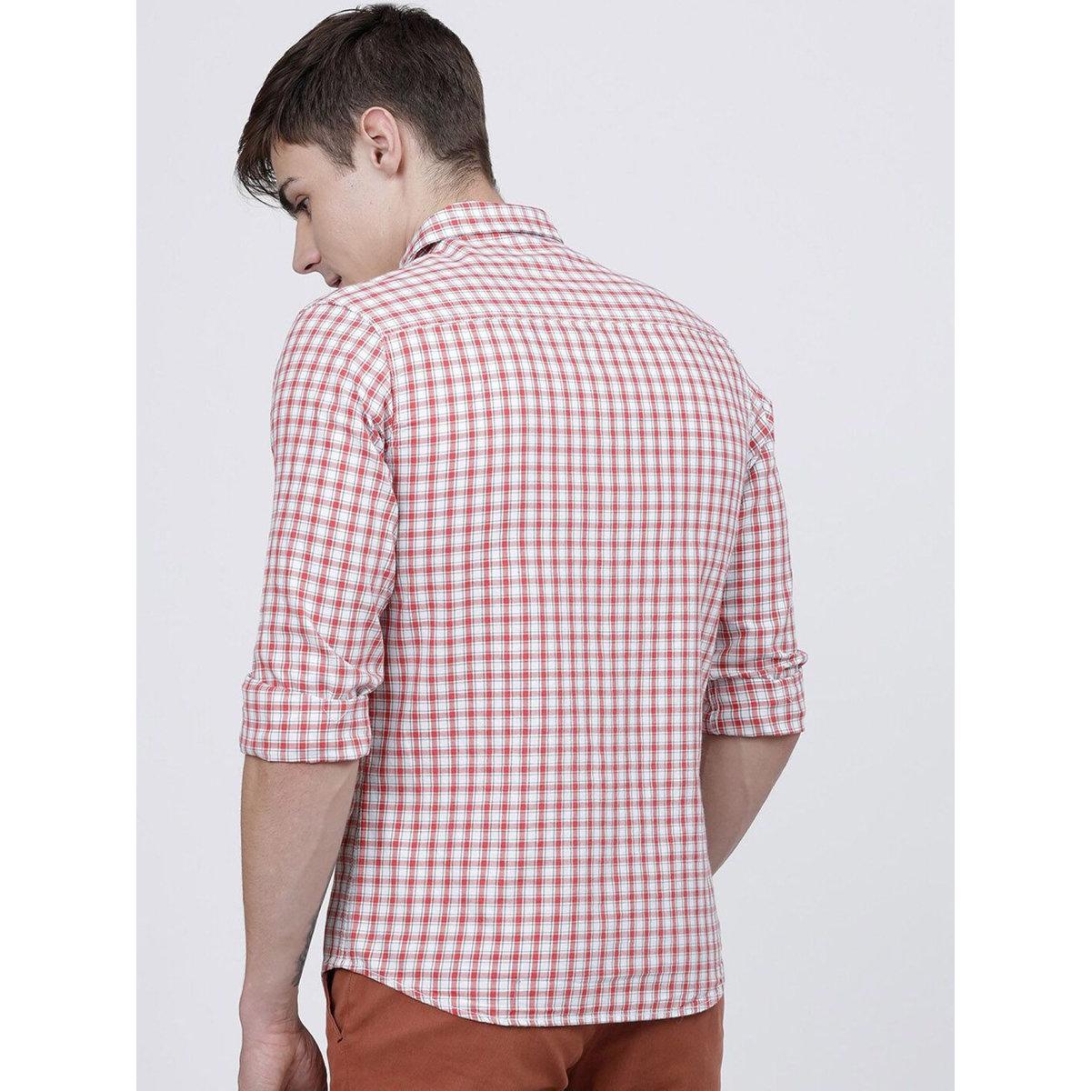 The Indian Garage Co X Styli Men Slim Fit Checked Casual Shirt-men-clothing-shirts-image-5
