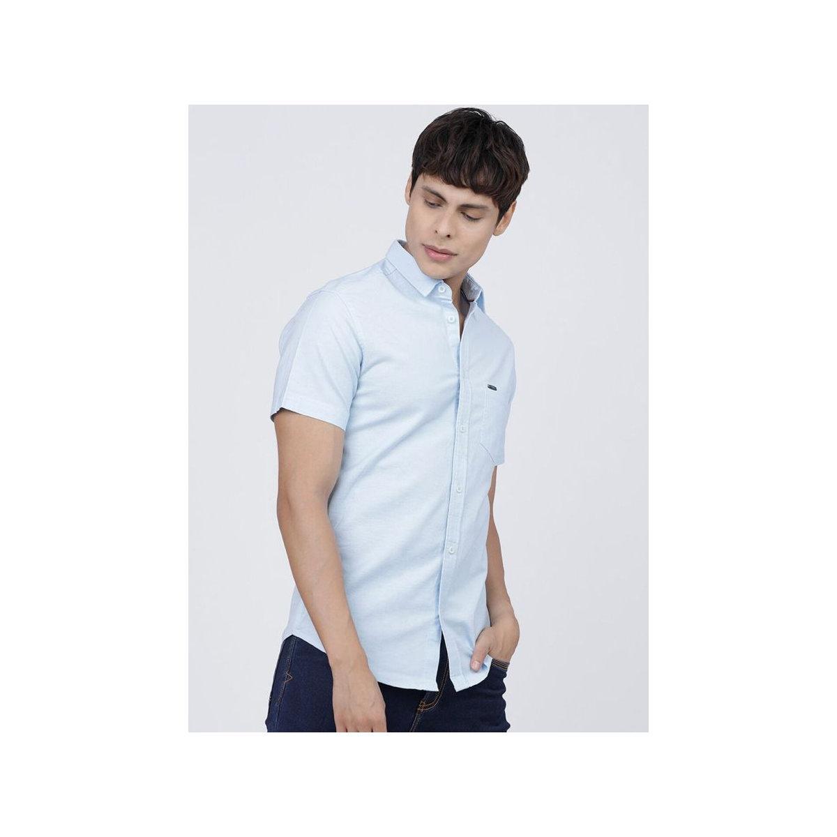 قميص سادة بقصة سليم فيت-men-clothing-shirts-image-3