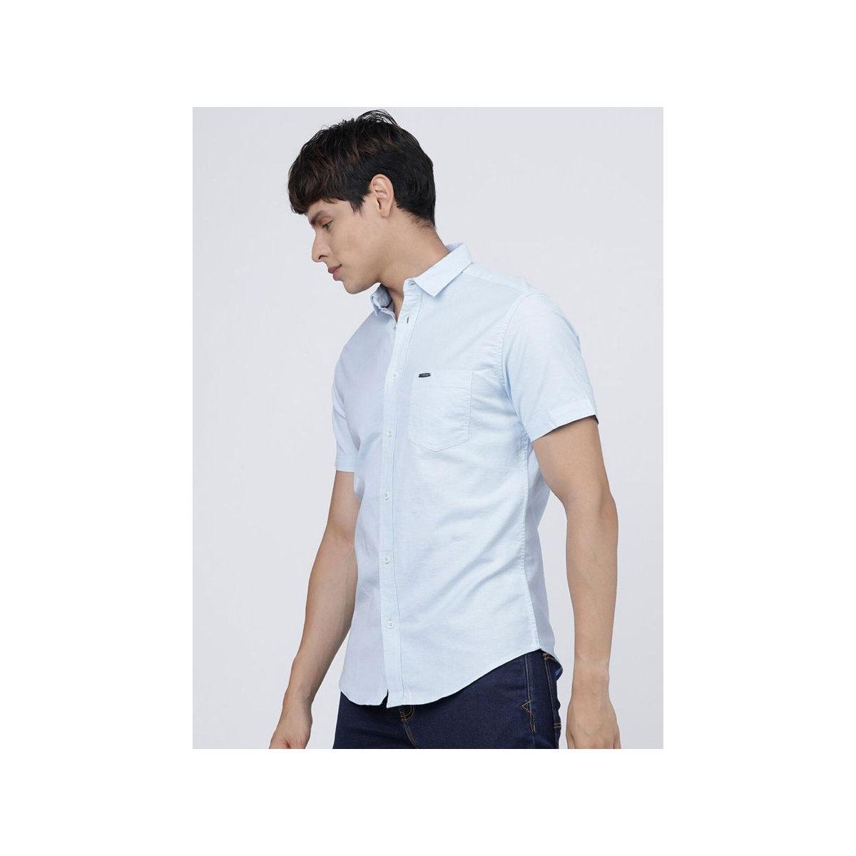 قميص سادة بقصة سليم فيت-men-clothing-shirts-image-5