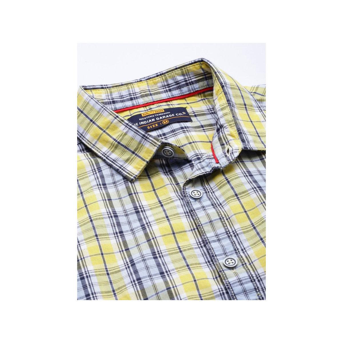 The Indian Garage Co X Styli Men Multi Slim Fit Checked Casual Shirt-men-clothing-shirts-image-2
