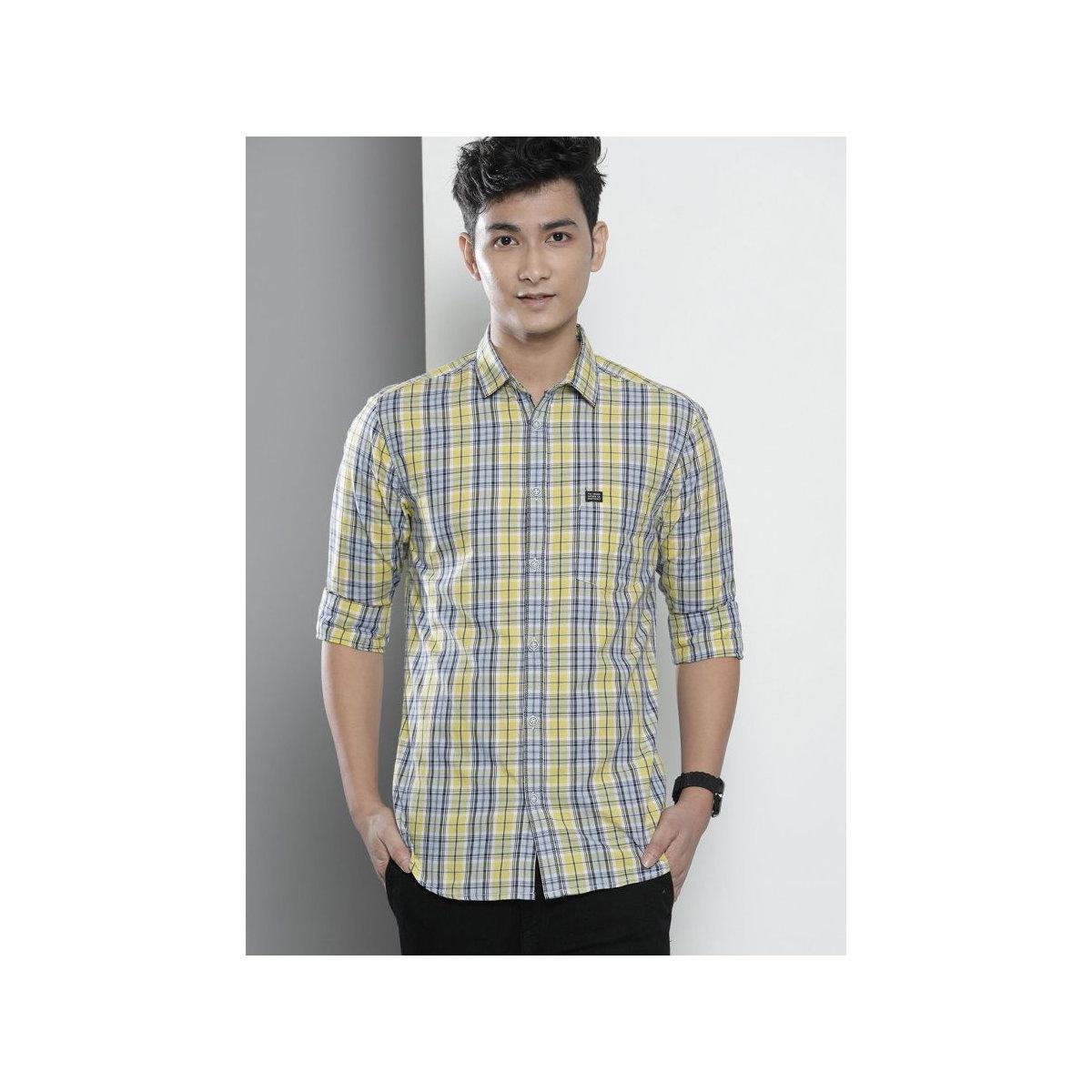 The Indian Garage Co X Styli Men Multi Slim Fit Checked Casual Shirt-men-clothing-shirts-image-4