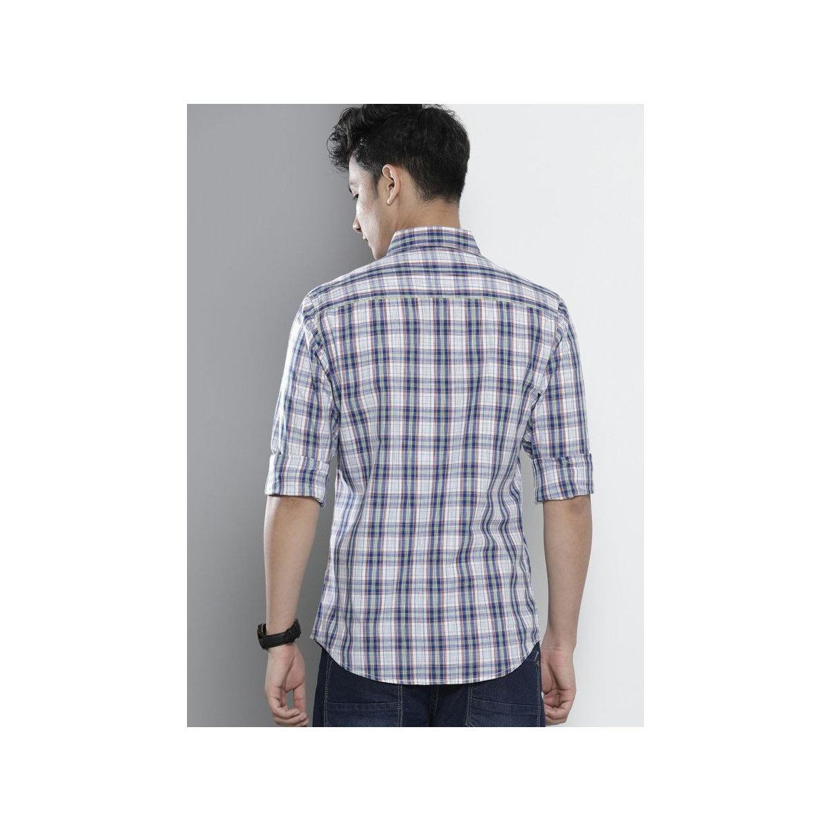 قميص بطبعة مربعات-men-clothing-shirts-image-3