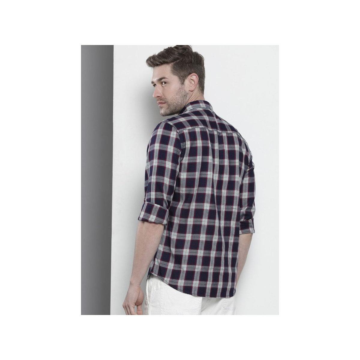 قميص بطبعة مربعات-men-clothing-shirts-image-3