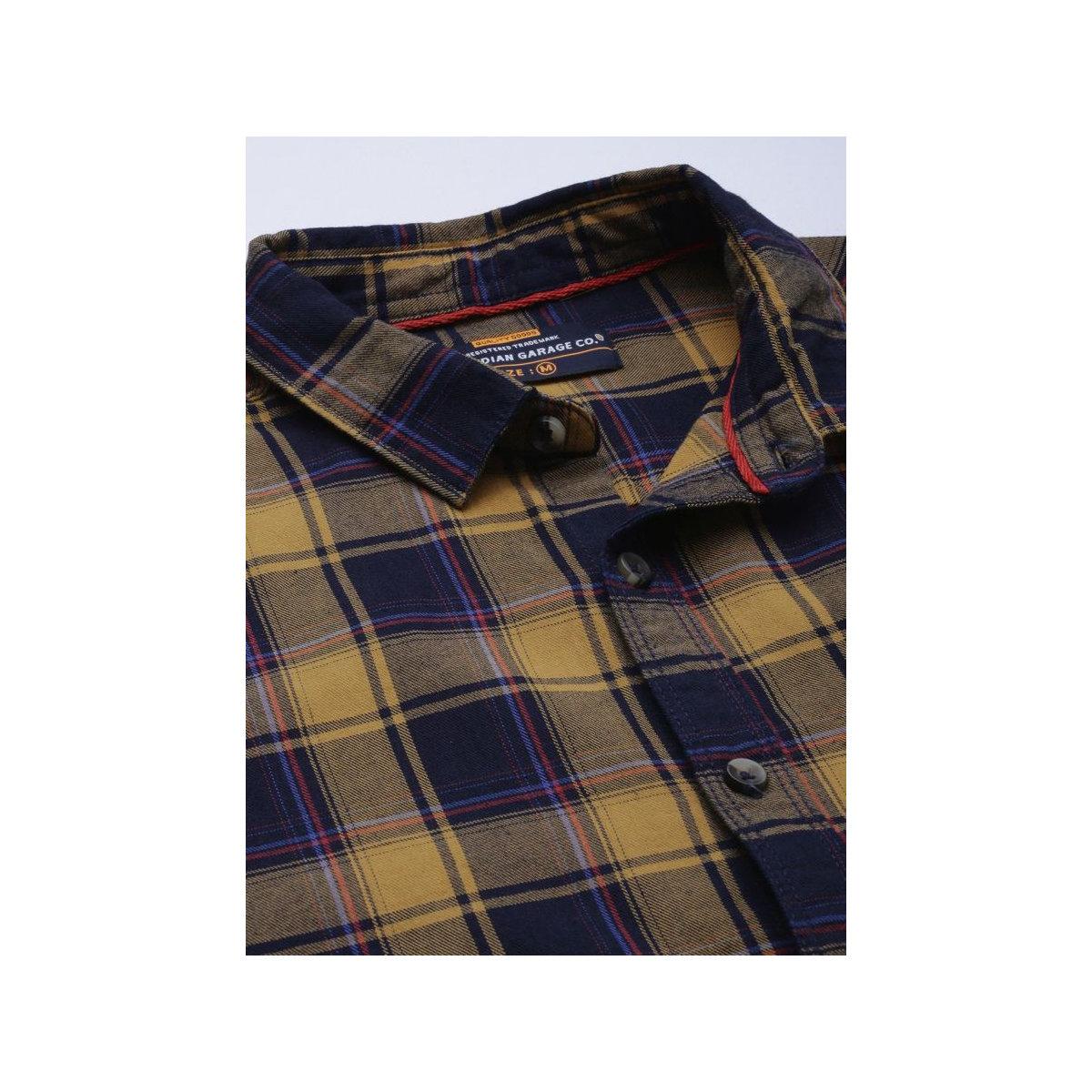 The Indian Garage Co X Styli Men Multi Slim Fit Checked Casual Shirt-men-clothing-shirts-image-2