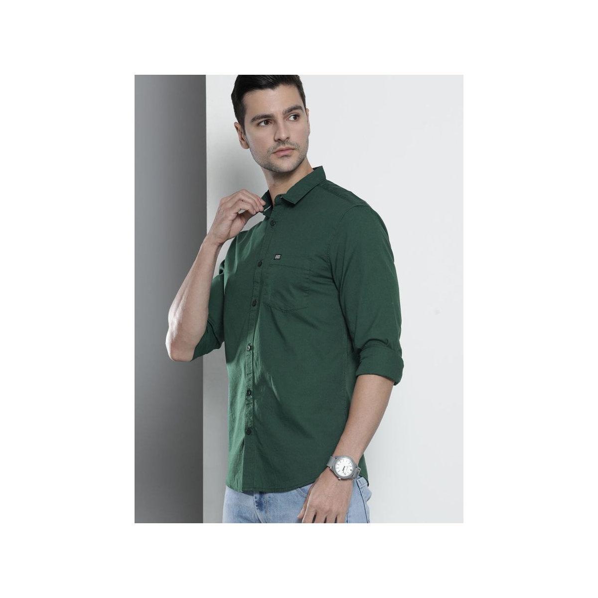قميص سادة بقصة سليم فيت-men-clothing-shirts-image-4