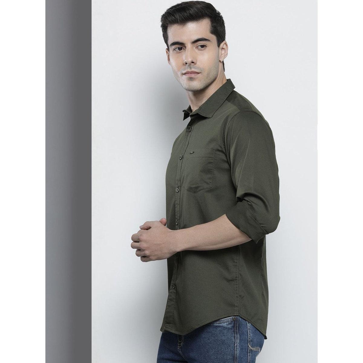 قميص سادة بقصة سليم فيت-men-clothing-shirts-image-5