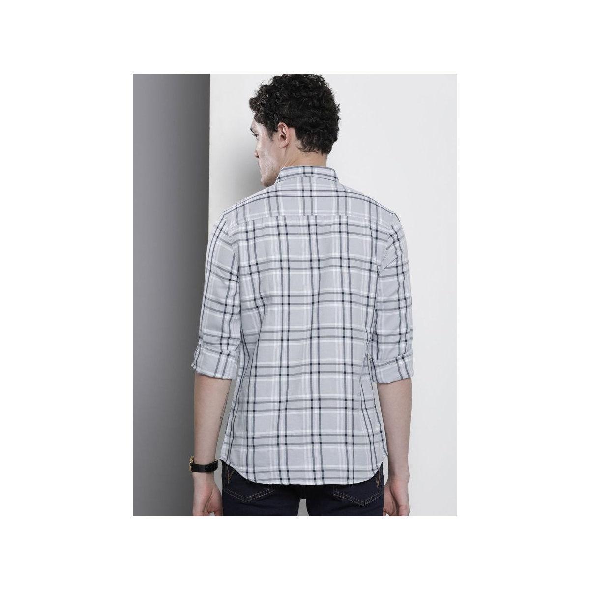 قميص بطبعة مربعات-men-clothing-shirts-image-3