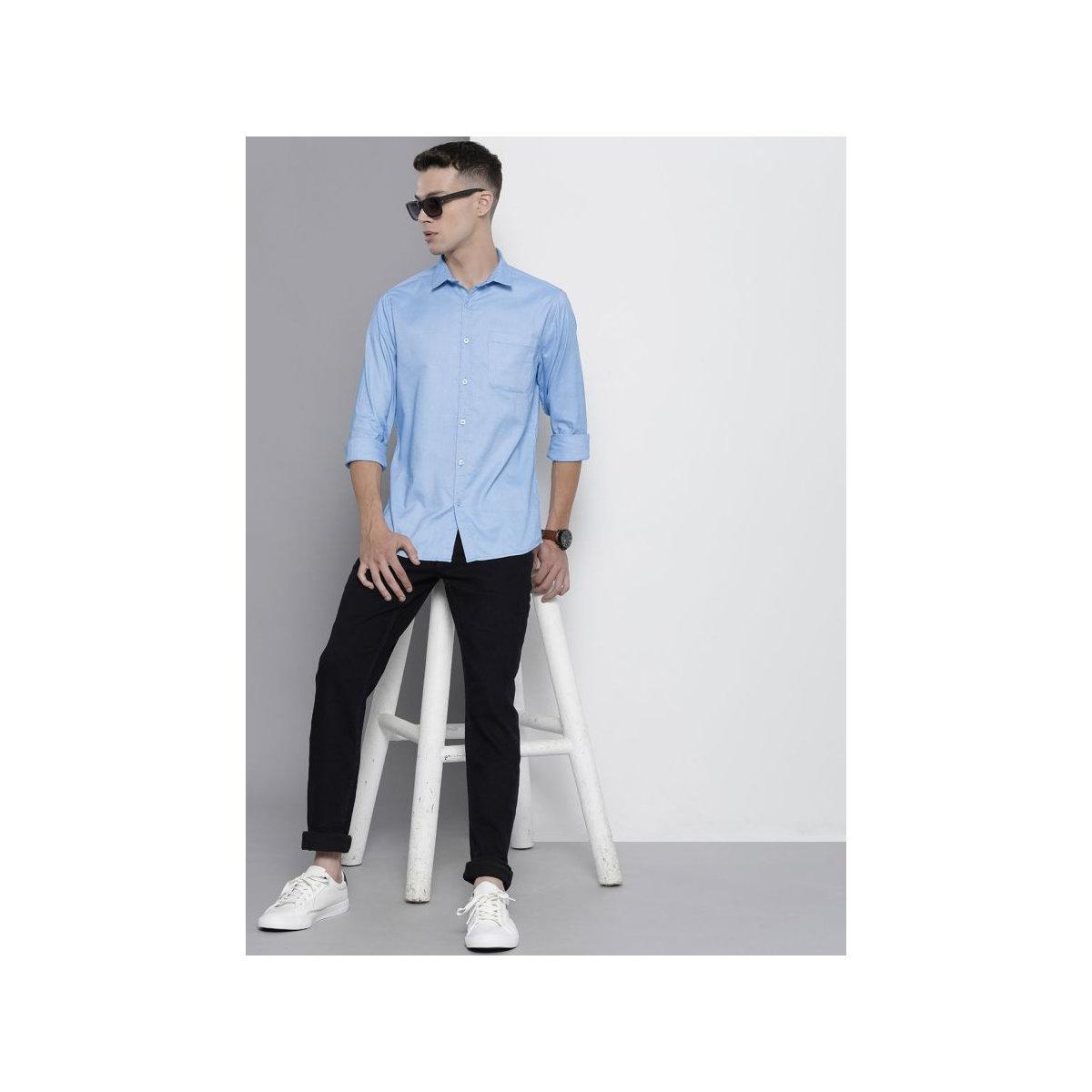 قميص سادة بقصة عادية-men-clothing-shirts-image-5