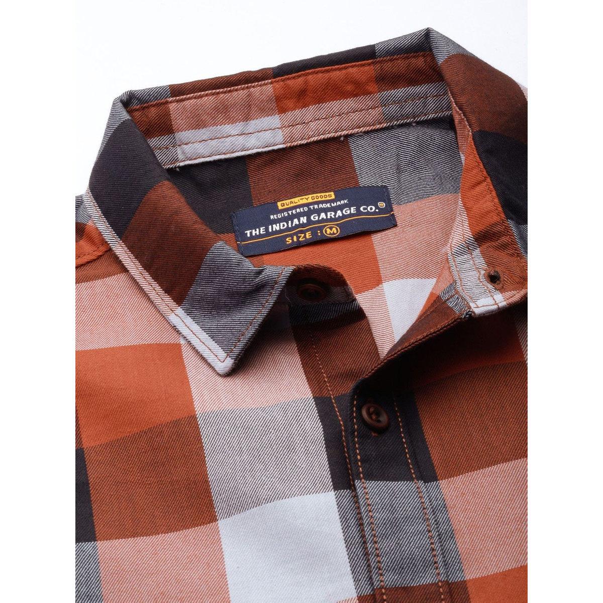 The Indian Garage Co X Styli Men Multi Checked Slim Fit Shirt-men-clothing-shirts-image-2