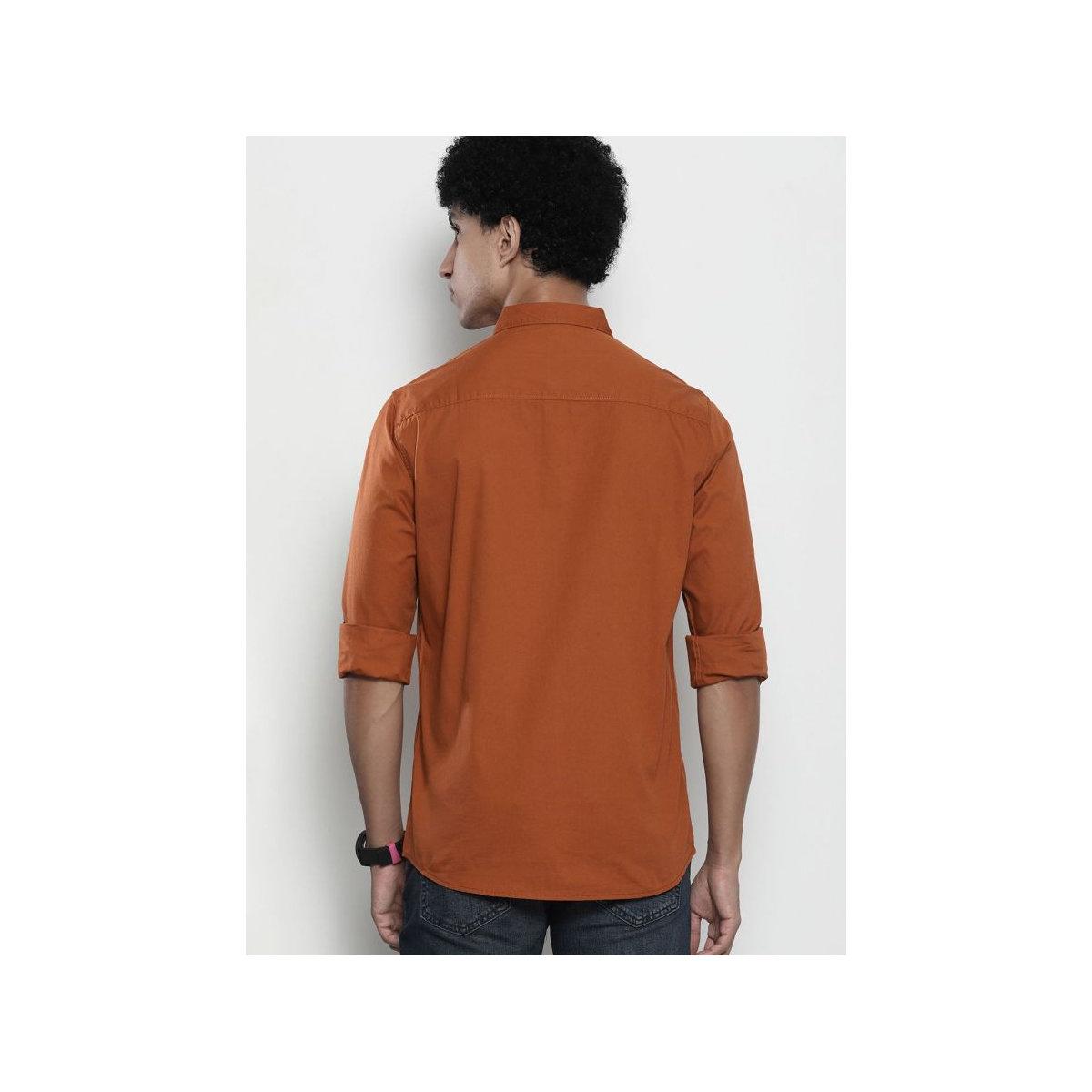 قميص سادة بقصة سليم فيت-men-clothing-shirts-image-3