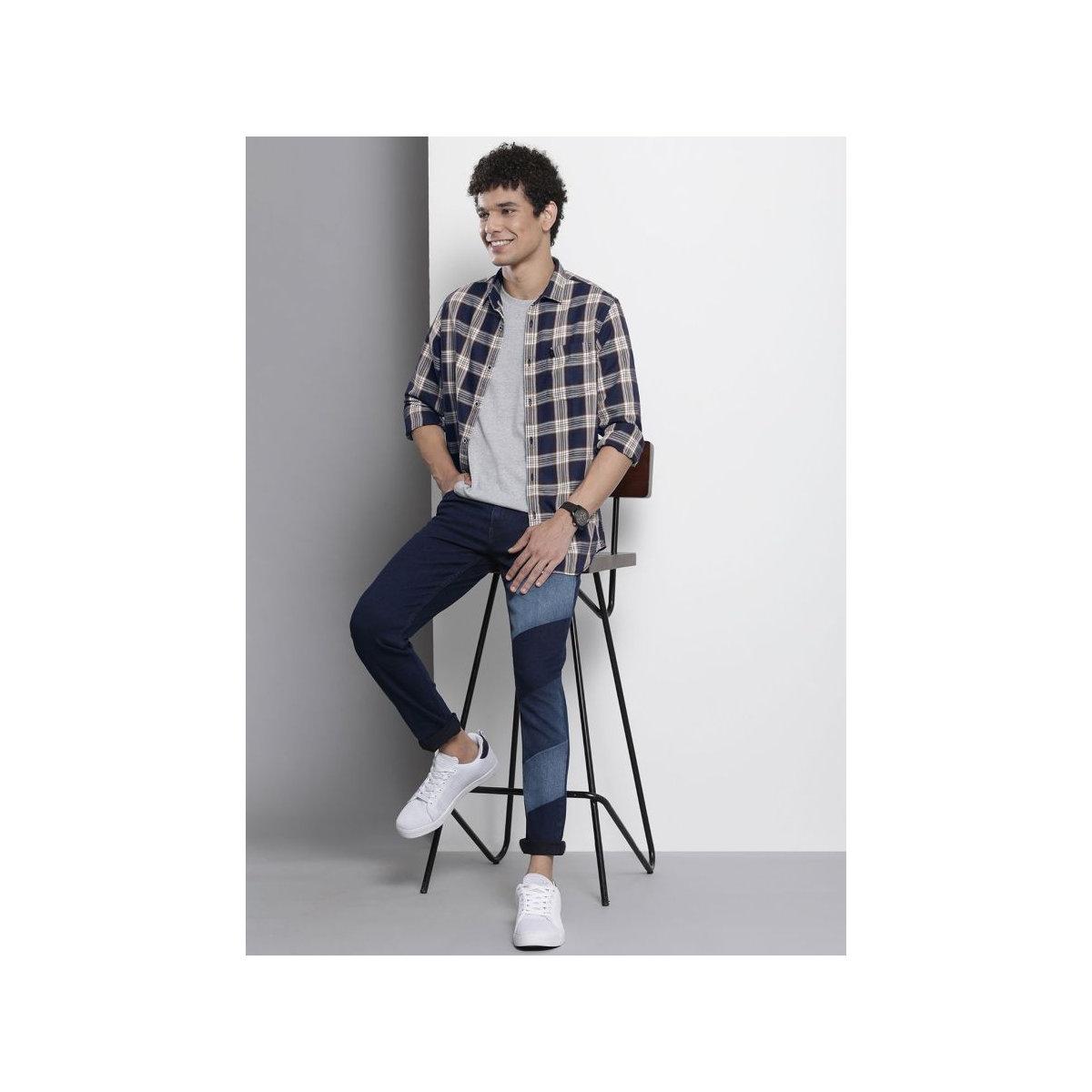 قميص بطبعة مربعات-men-clothing-shirts-image-5