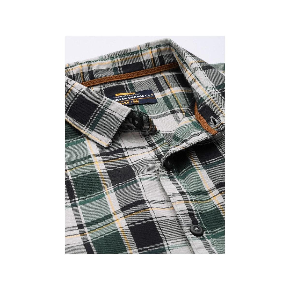 The Indian Garage Co X Styli Men Regular Fit Plaid Casual Shirt-men-clothing-shirts-image-2