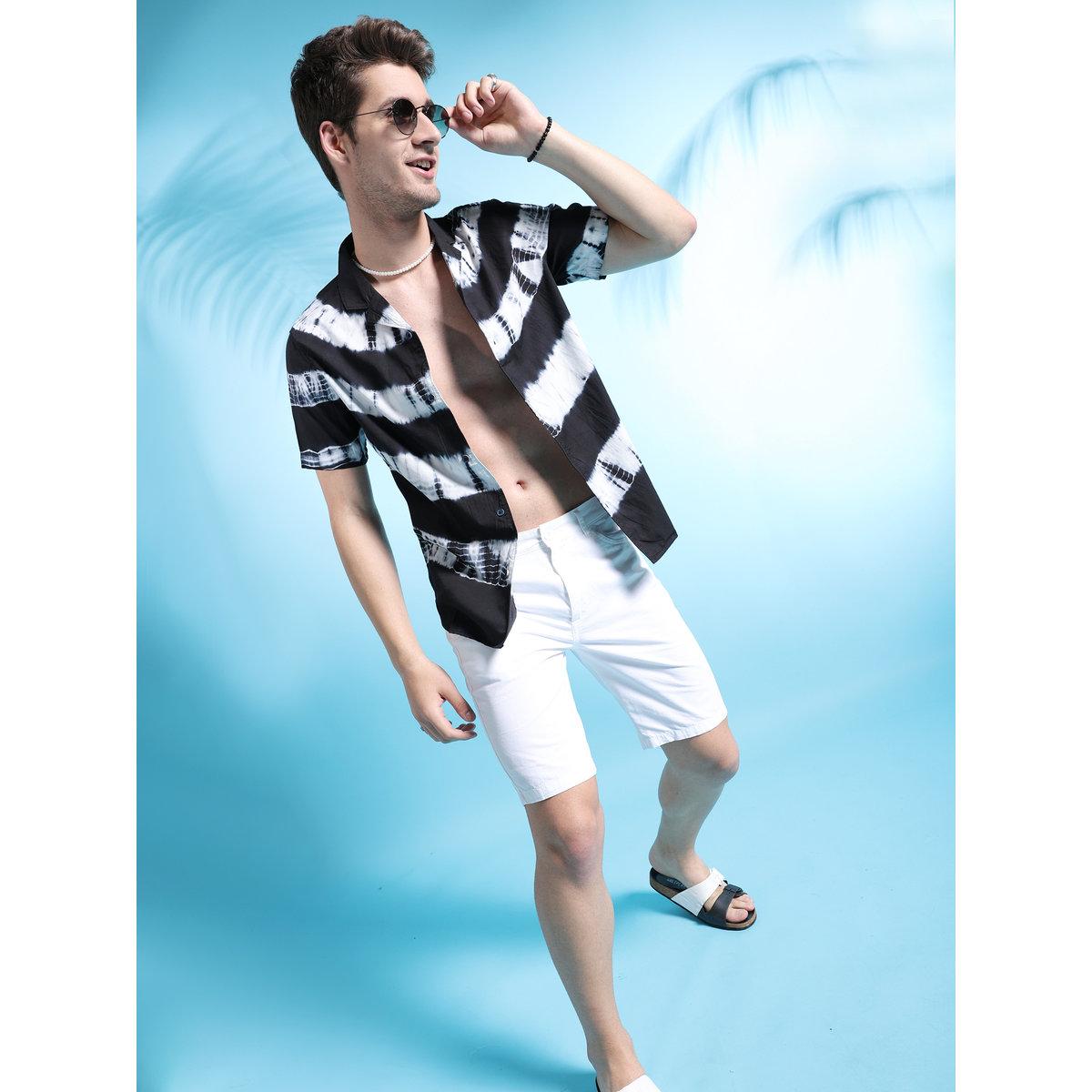 The Indian Garage Co X Styli Men Tie-Dye Resort Collar Shirt-men-clothing-shirts-image-2