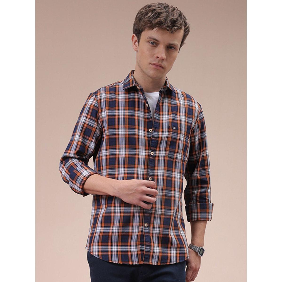 The Indian Garage Co X Styli Men Multi Slim Fit Checked Casual Shirt-men-clothing-shirts-image-2