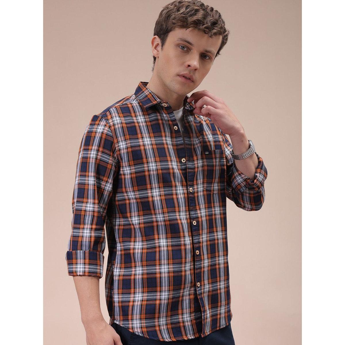 The Indian Garage Co X Styli Men Multi Slim Fit Checked Casual Shirt-men-clothing-shirts-image-5