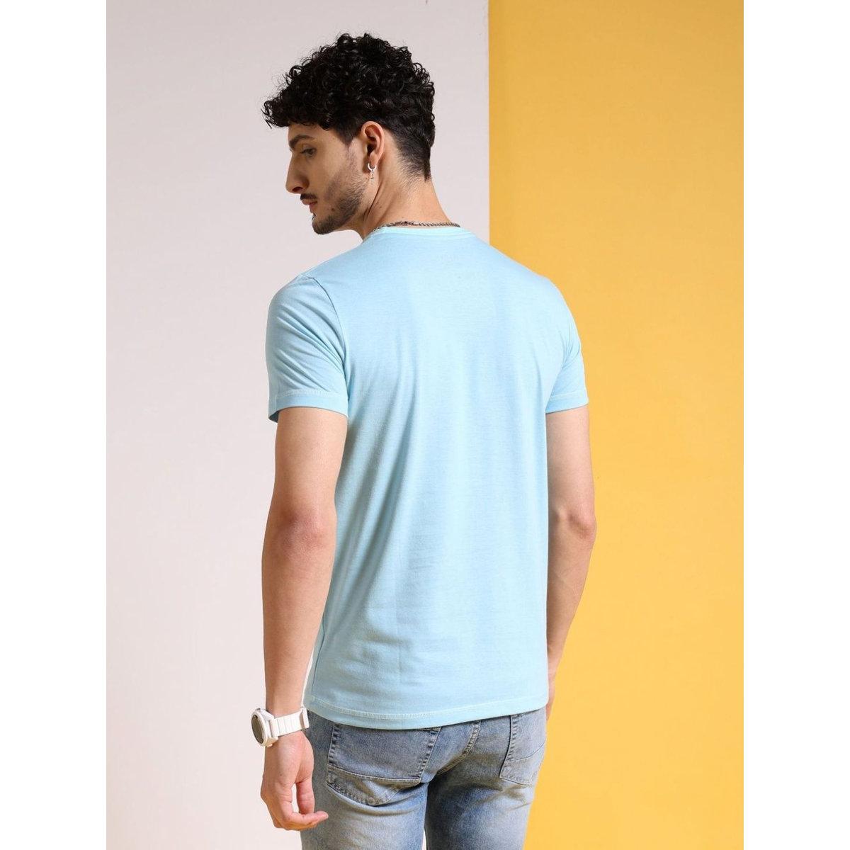 تيشيرت بقصة سليم فيت بنمط كُتل الألوان-men-clothing-tshirtsandpolos-tshirts-image-4