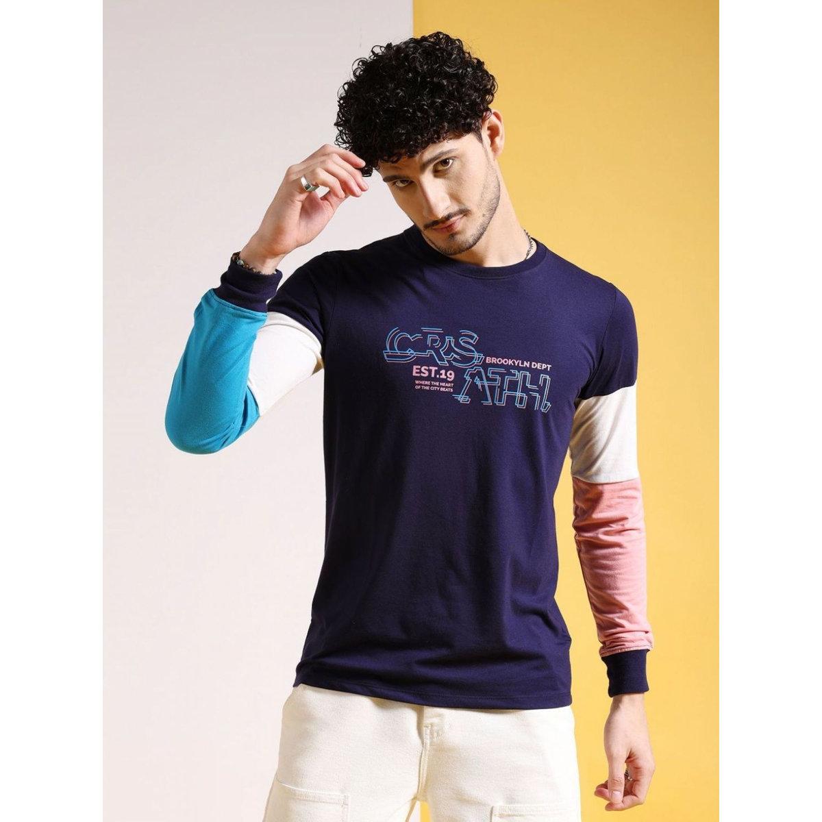تيشيرت بطبعة كُتل الألوان-men-clothing-tshirtsandpolos-tshirts-image-1