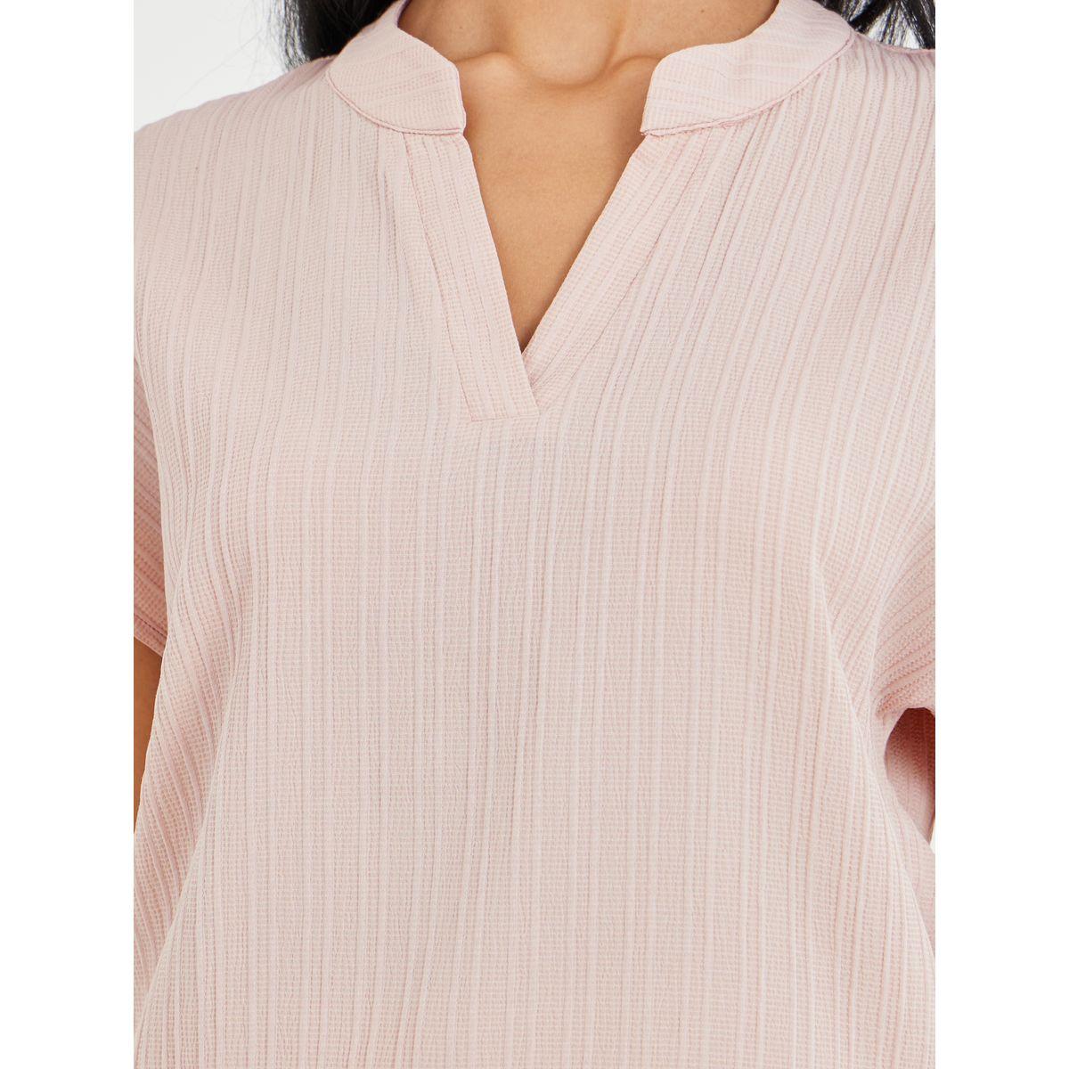 Styli Solid Extended Sleeves Top and Wide Leg Pants Co-Ords-women-clothing-coordsets-image-4