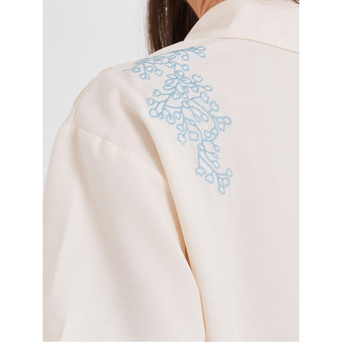 Styli Floral Embroidered Shirt and Pants Co-Ords-women-clothing-coordsets-image-4