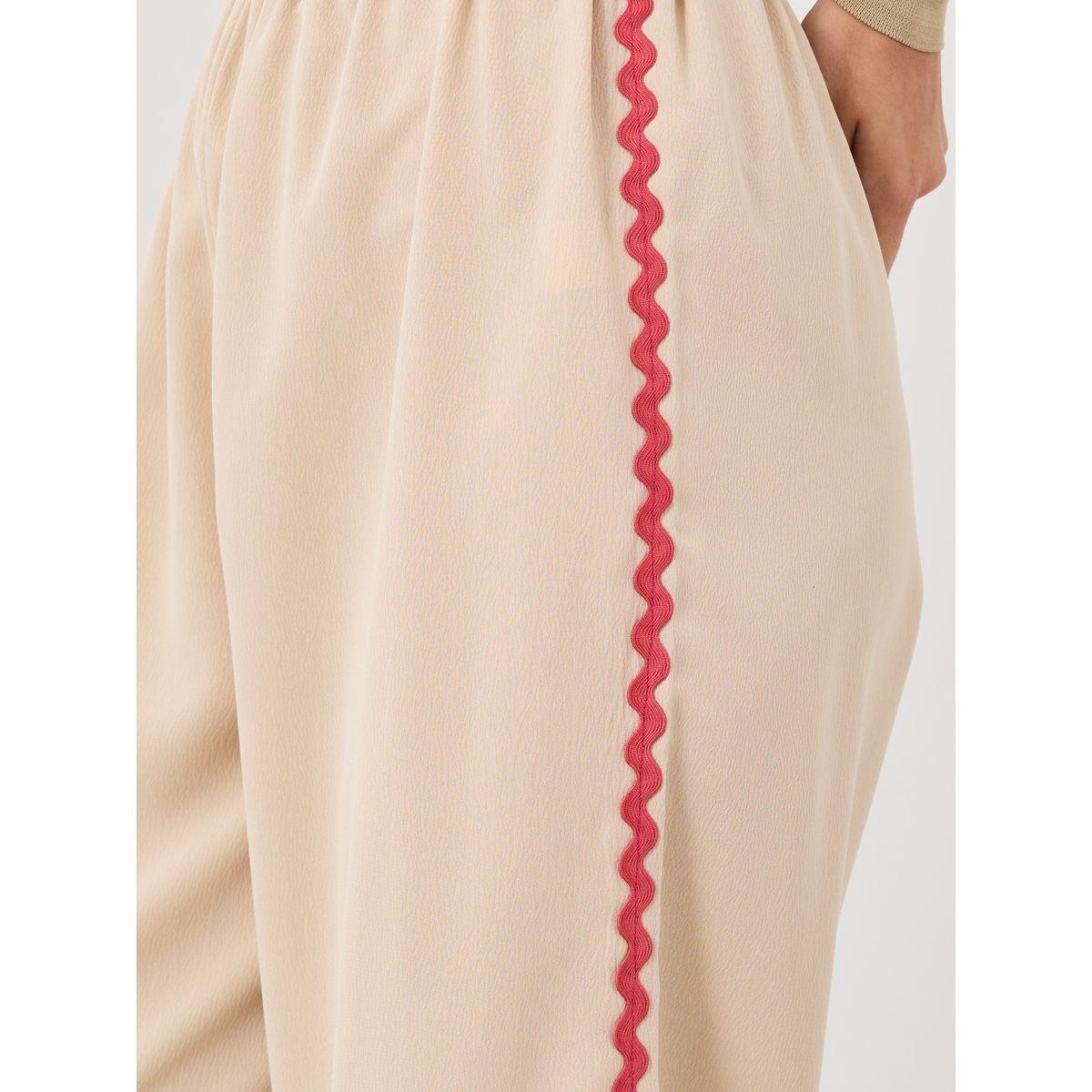 Styli Side Wave Weave Tape Elasticated Waistband Pants-women-clothing-bottoms-trousers-image-3