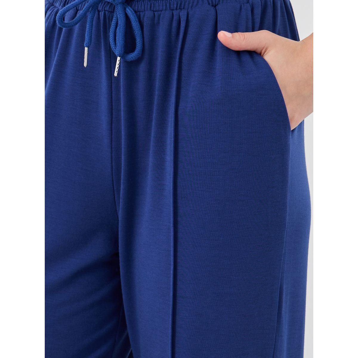 Styli Solid Wide Leg Cropped Split Hem Joggers-women-clothing-bottoms-joggers-image-3