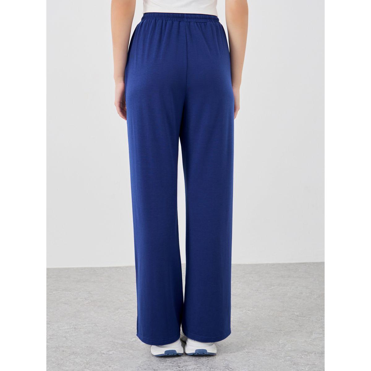 Styli Solid Wide Leg Cropped Split Hem Joggers-women-clothing-bottoms-joggers-image-4