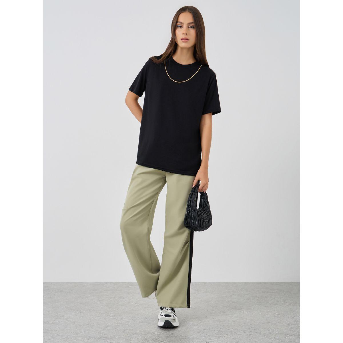 Styli Side Panel Cargo Pants with Drawstring-women-clothing-bottoms-trousers-image-1