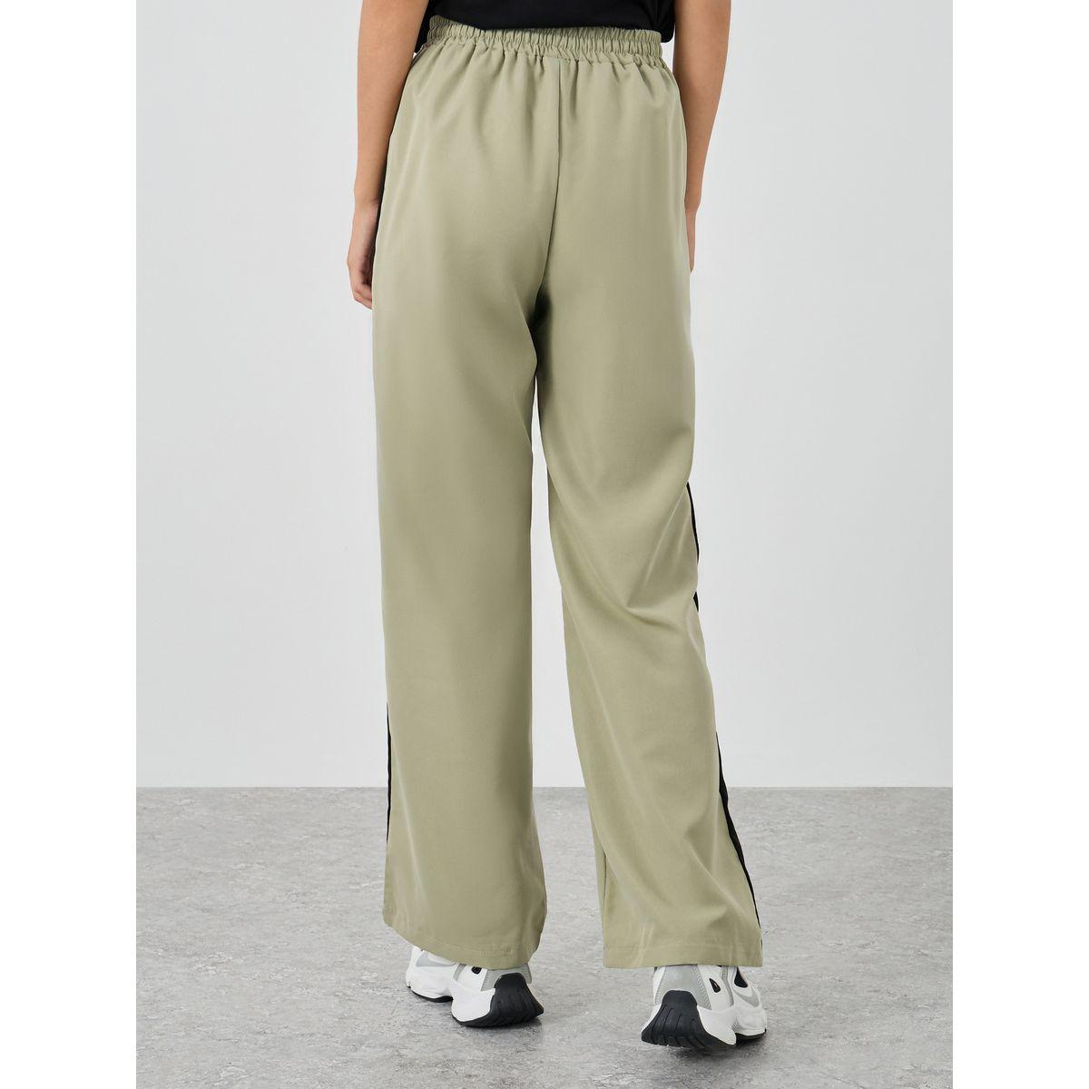 Styli Side Panel Cargo Pants with Drawstring-women-clothing-bottoms-trousers-image-4
