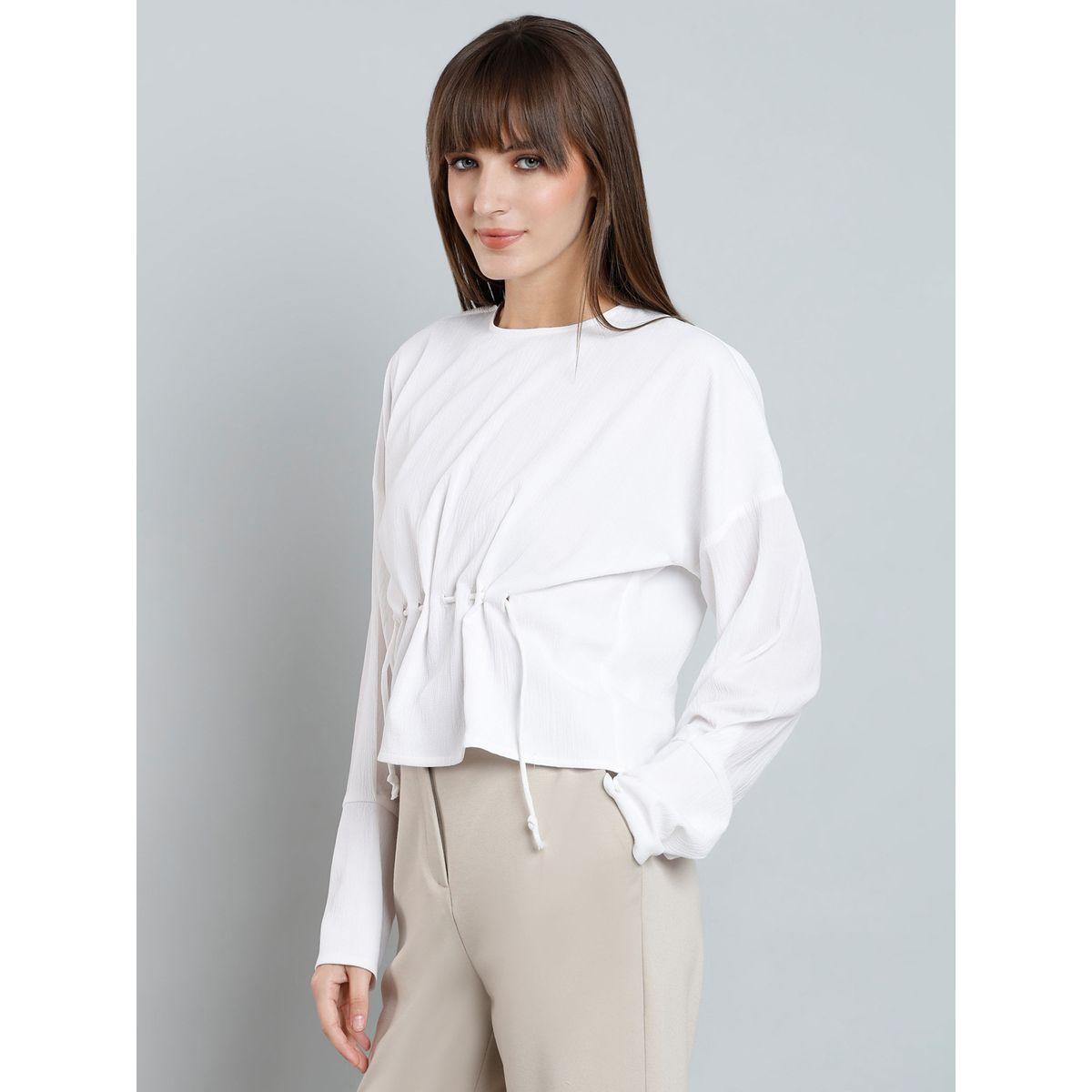 SYVA Solid Button Details Top with Long Sleeves-women-clothing-shirtsandblouses-blouses-image-4