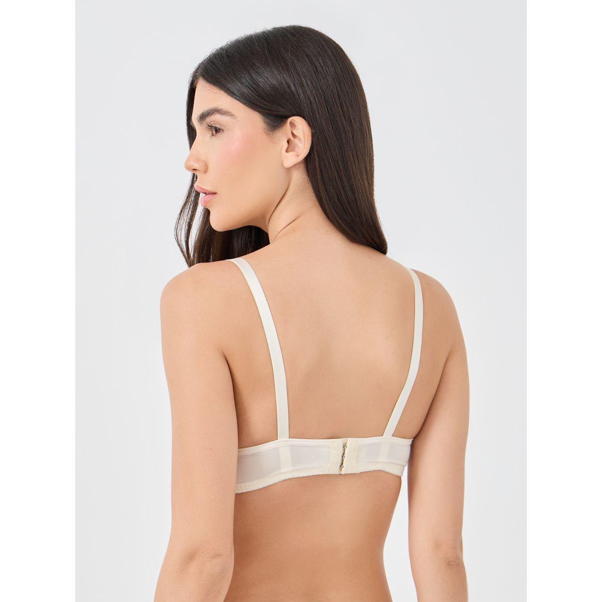 Styli Padded Wired Balconette Bra with Tonal Embroidery Detail-women-clothing-lingerie-bras-image-3