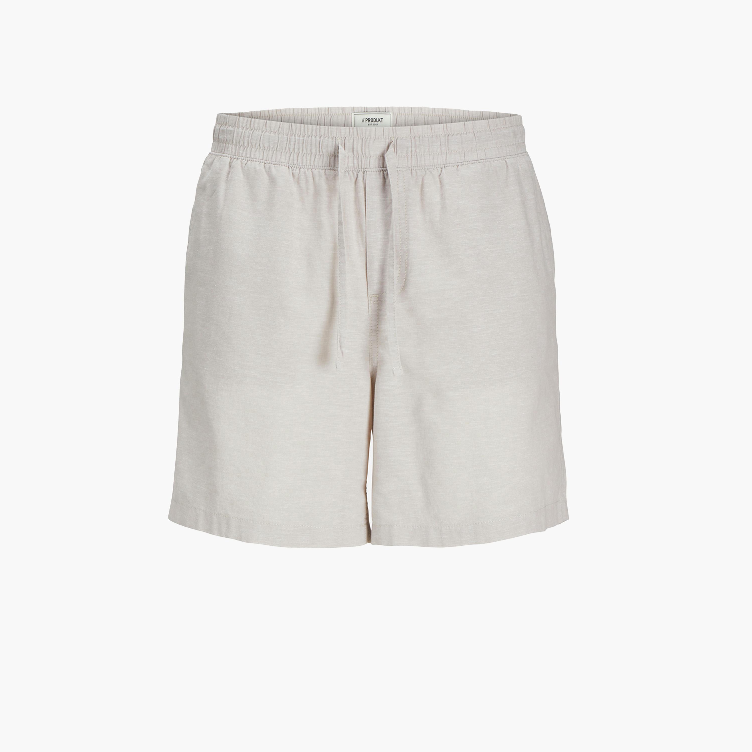 برودكت-  شورت متوسط الارتفاع قصّة عادية مع رباط-men-clothing-bottoms-shorts-image-1