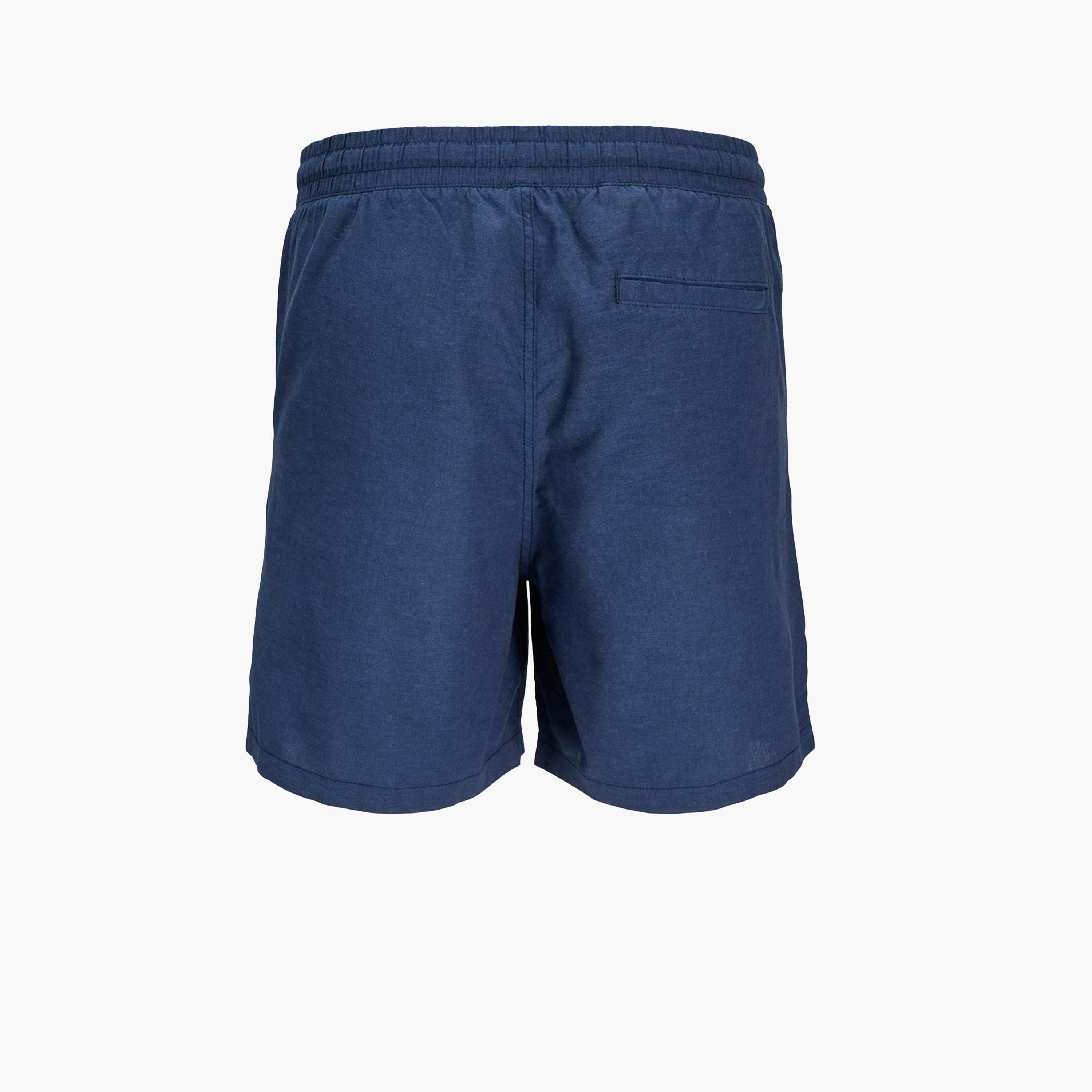 برودكت-  شورت متوسط الارتفاع قصّة عادية مع رباط-men-clothing-bottoms-shorts-image-2