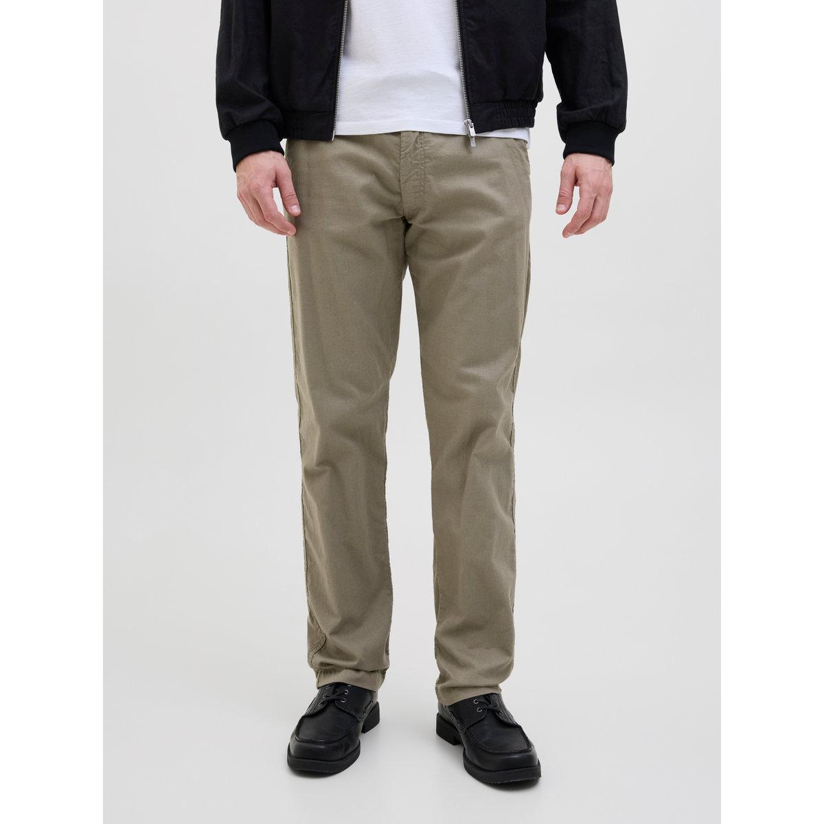 جوغر بقصة مريحة وخصر متوسط مع أربطة-men-clothing-bottoms-joggers-image-1