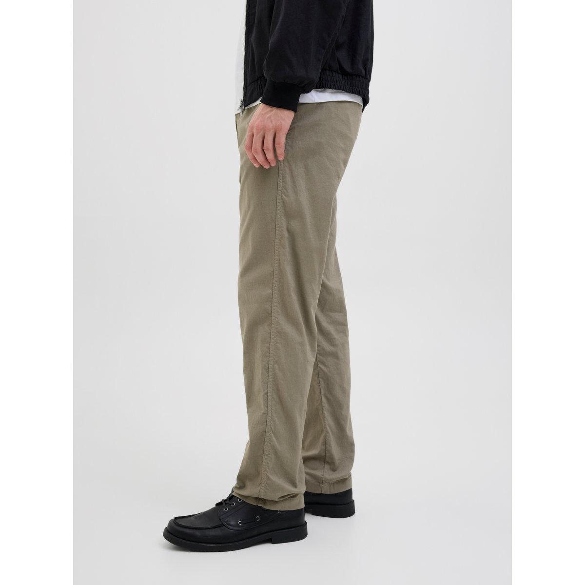 جوغر بقصة مريحة وخصر متوسط مع أربطة-men-clothing-bottoms-joggers-image-4