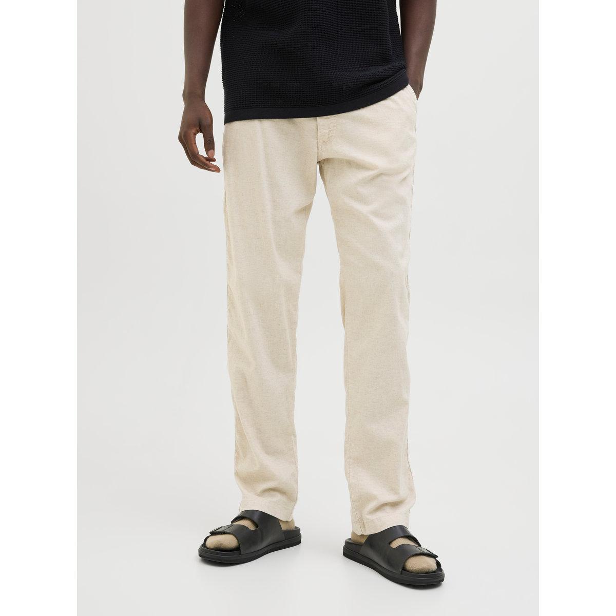 Jack & Jones Mid Rise Relaxed Fit Joggers with Drawstring-men-clothing-bottoms-joggers-image-1
